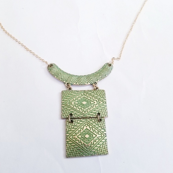 Periwinkle by Barlow southwest necklace goldtone e - Picture 5 of 8